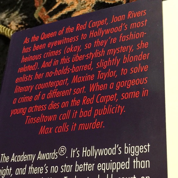 NWT, MURDER AT at the ACADEMY AWARDS, Joan Rivers,Large Print edition,Hardcover - Picture 6 of 6